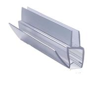 Joints de porte de douche Joint de douche 50 cm, pièces rechange, joint porte transparent, 6/8/10/12 mm, déflecteur d'eau, fixation en verre, salle bain(6mm)