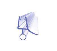 Joints de porte de douche Joint d'étanchéité transparent en PVC for porte de douche, déflecteur d'eau, caoutchouc, 50 cm, 6/8 mm, 10/12, 2 pièces(10mm)