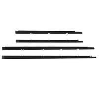 Joints de portes et fenêtres 4 Joints D'étanchéité Pour Vitres Latérales De Portières Pour Acura TSX 2009-2014 Moulure Extérieure En Verre Protection Étanche Joint de Porte de Voiture(Noir)
