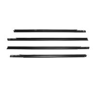 Joints de portes et fenêtres 4 Pièces De Joints D'étanchéité En Caoutchouc Pour Vitres De Porte Pour Citroën Pour Elysée 2014 2015 2016 Joint Porte(Noir)