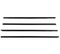 Joints de portes et fenêtres 4 Pièces Joint D'étanchéité Extérieur En Caoutchouc Pour Vitres Pour Nissan Pour X-Trail T30 2001-2007 Joint de Porte de Voiture