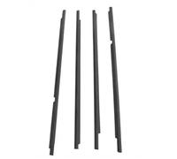 Joints de portes et fenêtres 4 Pièces Moulure Extérieure Noire Ou Chromée Pour Vitre De Porte 5 Portes 72950-SR4-003 Pour Civic 1991 1992 1993 1994 1995 Joint de Porte de Voiture(Noir)