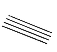 Joints de portes et fenêtres 4 Pièces Pour Mazda 3 2004-2009 Avant 87.8 Cm/arrière 86.5 Cm Fenêtre Voiture Joint D'étanchéité Ceinture Garniture Bandes D'étanchéité En Caoutchouc Joint de Fenêtre de V