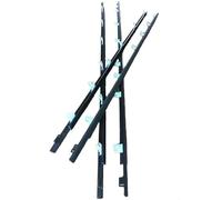 Joints de portes et fenêtres Joint D'étanchéité Extérieur Noir Lot De 4 Pour Vitres De Voiture Pour Toyota Pour Hilux 1998-2005 Joint Porte