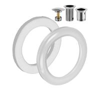 Joints de Rechange pour Garniture d'écoulement Pop-Up, 2 pcs, bagues d'étanchéité en Silicone, réparation Joint de Fermeture Pop-Up, Joints toriques vanne de vidange Popup, Push-Up Seal