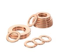 Joints de rondelle en cuivre M16-M60 for bouchons de vidange, 10/50 pièces(17X23X2MM_10PCS)