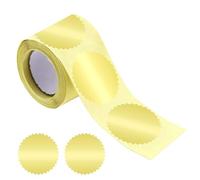 Joints d'enveloppe en relief - Étiquettes en relief avec bord dentelé | 100 Pièces Certificat Notarile Étiquette en feuille Fournitures de bureau pour prix Archivage de documents juridiques Sho