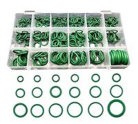 Joints d'étanchéité en caoutchouc, Joints de compresseur climatisation for voitures, joints toriques, anneaux en caoutchouc NBR, lot multicolore 270 à 279 pièces(Green 270pcs)