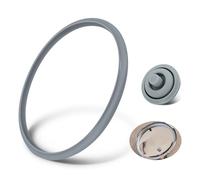 Joints d'étanchéité en caoutchouc pour autocuiseur WMF - Joint d'étanchéité de 22 cm + joint de signal de cuisson pour WMF Perfect - Pour 3 l, 4,5 l, 6,5 l, 8,5 l - Convient à un usage alimentaire et