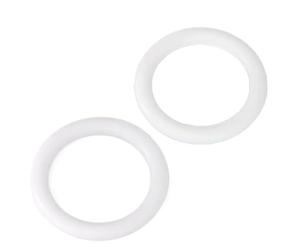 Joints d'étanchéité en caoutchouc, VMQ Rubber O-Ring Seal Gaskets White 5mm Wire Diameter Multiple Sizes(5mmx85mmx95mm)