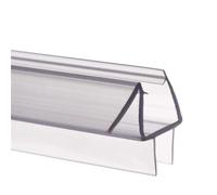 Joints D'étanchéité En PVC 4 Mm/6 Mm/8 Mm/10 Mm/12 Mm For Portes De Salle Bain, Fenêtre, Déflecteurs D'eau, Pare-baignoire Caoutchouc Bandes d'étanchéité transparentes(B-12mm)