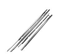Joints D'étanchéité Pour Vitres Et Portières Voiture Étanches À Pluie Pour Land Pour Cruiser Pour Prado Pour J150 Pour Pour GX 400 150 2010~2023 Joint Voiture Portes Voiture(Plating 4pcs)