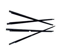 Joints D'étanchéité Vitres Voiture 4 Joints D'étanchéité Chromés Pour Fenêtres Et Portes Latérales Pour Land Pour Cruiser Pour LC100 Pour LX470 (1998-2007)
