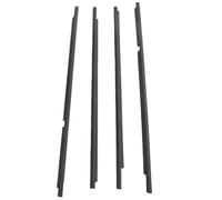 Joints D'étanchéité Vitres Voiture 4 Joints D'étanchéité Pour Vitres Extérieures En Caoutchouc 75740-60030 Pour LX470 pour Land Pour Cruiser pour LC100 1998-2007(4 pcs black)