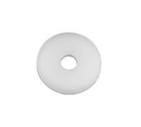 Joints d'isolation plats en Nylon, rondelles d'étanchéité en plastique noir blanc jaune rouge bleu for vis à boulons, entretoises à anneaux durs M2-M24(White,M8x30x2(30Pcs))