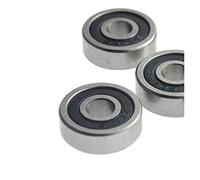 Joints doubles en caoutchouc pour acier chromé, Roulement à billes 608 2RS ABEC-1 8x22x7 mm, rainure profonde en acier scellé, 5/10 pièces(10PCS)