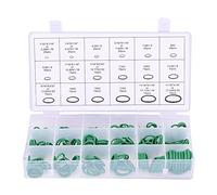 Joints en caoutchouc de compresseur climatisation voiture (270pcs), Duokon joint torique joint, 270 pièces assorties ensemble joints(vert)