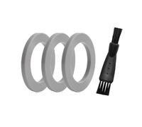 Joints en Caoutchouc pour Thermomix TM31 et TM21, Joint d'Étanchéité pour Couteau de Hachoir, Inclus 3 x Bague Joint de couteaux, 1x Brosse de Nettoyage, Matériau Durable et Élastique