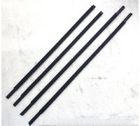 Joints en caoutchouc pour vitres et toits ouvrants Joint D'étanchéité Extérieur Caoutchouc Vitres Voiture Pour Grandis NA00 MR959683 Porte Extérieur Stratifié(Front left)