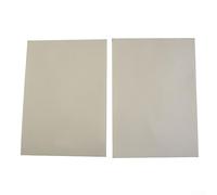 Joints en fibre de céramique, A4 3 mm pour tuyau d'échappement, joint en verre de cheminée de four, joint d'étanchéité pour tuyau d'échappement découpable, joint pour rabats de tuyau de poêle - 2 pièc