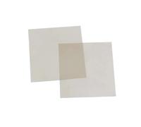 Joints en mica transparent naturel, épaisseur 0,1 mm, feuilles isolantes carrées en mica for remplacement, 10 pièces(50x50x0.1mm)