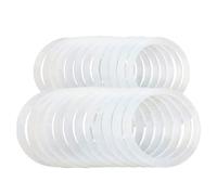 Joints en silicone pour couvercles - Joints pour verres, joints de rechange en silicone - Joint d'étanchéité en silicone hermétique - Joints d'étanchéité en silicone assortis - Pour thermos -
