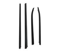 Joints Fenêtres Automobiles 4 Pièces pour Isuzu pour D-Max pour DMAX 4 Portes 2012-2014 2015 2016 2017 2018 Garniture Moulage Ceinture D'étanchéité Caoutchouc Vitres Extérieures Joint Porte Voiture