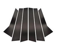 Joints Fenêtres Voiture Pour P&orsche Pour P&orsche Pour Macan 2014-2022 Lot 6 Montants Pilier Noir Brillant Décoration Latérale Porte Poteaux Pilier Fenêtre Couverture Sitcker Protection Portiere