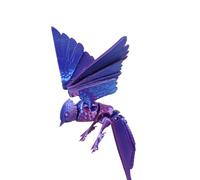 Joints flexibles articulés jouets de bureau pour animaux de compagnie décors en 3D hirondelles réalistes figurines d'oiseaux articulés flexibles
