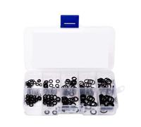 Joints moteur pour moto Joints, Bagues En Caoutchouc, Toriques D'étanchéité, Rondelles, Résistants À L'usure, Étanches Et L'huile, Réparation De Plomberie Standard(Black-175pcs)