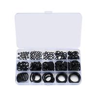 Joints moteur pour moto Joints toriques, élastiques et joints en caoutchouc, universels pour climatiseurs, kits de réparation robinetterie plomberie sous pression(Black-3Box(600pcs))