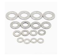 Joints plats en acier inoxydable A2-70 304, 2 à 50 pièces, M1,6, M2,5, M3, M4, M5, M6, M8, M10, M12, M14, M16, M20, M24(50pcs M5)