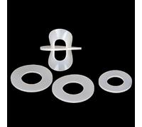 Joints plats en caoutchouc de silicone DN15 65 400 for tuyau d'arrosage, for un stockage et une utilisation sans fuites.(18x45x3mm)