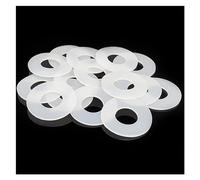 Joints plats en caoutchouc de Silicone, épaisseur 3/5mm, diamètre extérieur 18mm-40mm, joints toriques en Silicone blanc, rondelles d'étanchéité, 10 pièces (Taille : 30x12x5mm)