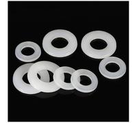 Joints Plats En Nylon Pa, Rondelles Fines En Plastique Pour Une Étanchéité Parfaite, Une Isolation Électrique Et Une Résistance Aux Vibrations Ldes Réparations./4 * 12 * 0.8/100Pcs