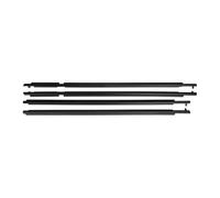 Joints Portières Vitres Automobiles Joint D'étanchéité Noir Pour Vitres De Voiture (4 Pièces) Pour Toyota Pour RAV4 2009-2012 : 75720-0R020, 75710-0R020, 75740-0R020, 75730-0R020