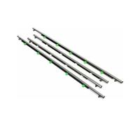 Joints Pour CR-V 2007 2008 2009 2010 2011 Joints D'étanchéité En Caoutchouc Moulures De Porte Chromées Garnitures Vitre Extérieure Bande D'étanchéité