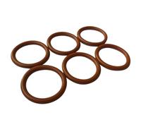 Joints toriques en caoutchouc fluoré Viton, Lot de 10 joints toriques FKM diamètre fil 3,5 mm, marron, plusieurs tailles(16mm x 23mm x 3.5mm)