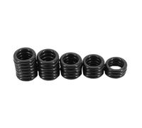 Joints toriques en caoutchouc NBR, diamètre du fil : 1.5 mm, diamètre intérieur : 6.5 mm, dureté : 90, rondelles d'étanchéité en caoutchouc nitrile, 100 pièces