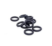 Joints toriques en caoutchouc NBR noirs, diamètre de fil: 1mm, 10/30pièces(30 pieces,OD 6mm)