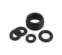 Joints toriques en caoutchouc nitrile, diamètre extérieur 4 mm à 30 mm, ronds, résistants à l'huile, bande élastique d'étanchéité, joint torique NBR, plomberie, étanche(OD 22mm (20pcs),CS 2.4mm)