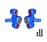 Jointures de direction avant en alliage d'aluminium 6061-T6 (roulements plus grands) pour Arrma 1/5 Kraton 8S EXB Outcast 8S EXB - Bleu