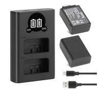 Joiry 2X EN-EL25 Batterie de Rechange Compatible avec Nikon Z50, Z 50, Z FC, Smart LCD Display Dual USB Chargeur pour Nikon ENEL25/EN-EL25a/4241 Batterie Appareil Photo