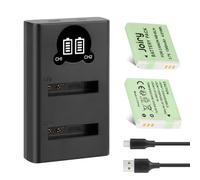 Joiry 2X NB-6L NB-6LH Batterie Rechargeables Chargeur Double USB Compatible avec Canon Powershot SX710, SX700 HS, S95, SX280 HS, SX540 HS, S120, SX520 HS, SX600 HS, SX610 HS, SX520 HS, IXY 10S