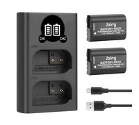 Joiry DMW-BLK22 Lot de 2 batteries et chargeur pour Panasonic Lumix S5 S5GK GH3 DC-G9 DC-GH5SGK-K DC-G9GK-K DC-GH5LGK S5KGK S5CGK