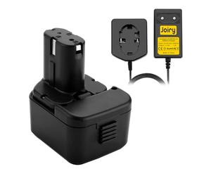 Joiry NI-MH 12 V 3,5 Ah Batterie et Chargeur pour Hitachi EB1222HL EB1214L EB1214S EB1220BL EB1220HL EB1220HS EB1220RS EB1212S EB1226HL EB1230HL EB1230R EB1230X EB1230X EB12330X EB12330X