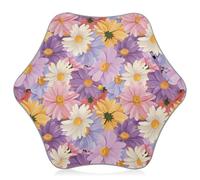 Joitme Parapluie rose violet blanc jaune marguerites filles parapluies soleil et pluie parapluie bâton parapluie enfants UPF50