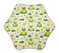 Joitme Parapluie vert grenouille mignonne pour filles, parapluie bâton pour enfants, parapluie pour enfants Upf50