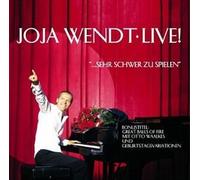 JOJA WENDT - LIVE SEHR SCHWER ZU SPIELEN CD NEUF