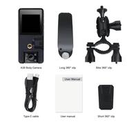 JOJIDE Bodycam, A39 Mini Appareil Photo numérique 1080P HD écran Vision Nocturne Petit caméscope Corps Camam Sports de Plein air enregistreur vidéo(16GB,Advanced Set)